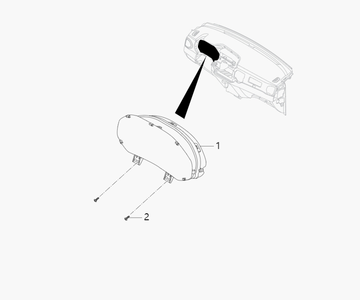 Combination instrument assembly6-18