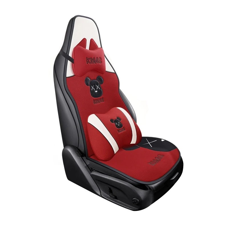 Changan Cs55 Plus Car Seat Cushion Ultra-Thin Small Waist Saddle Cushion Seat Cover, Waffle Breathable Car Accessories